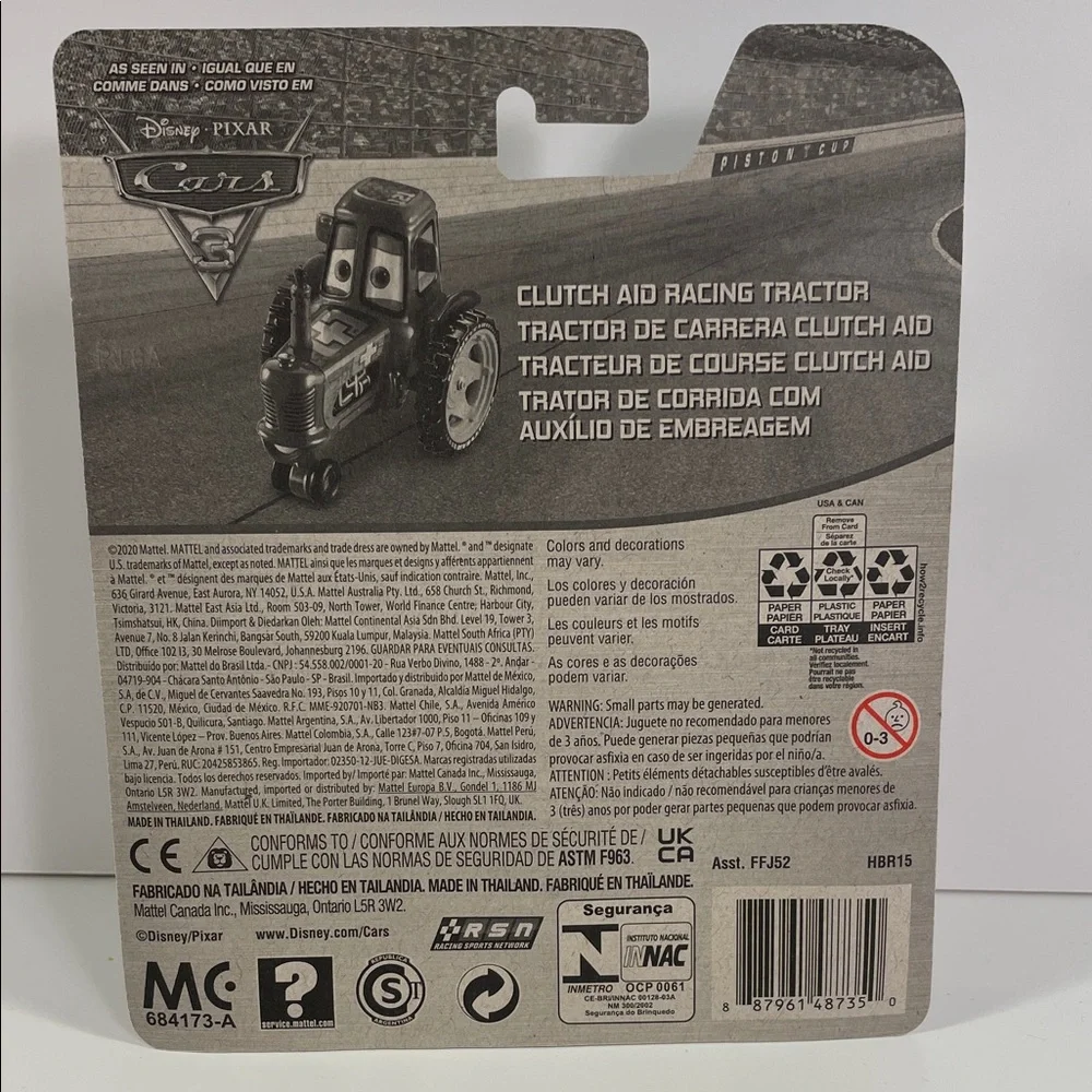 Disney/Pixar Cars Blue Tractor Toy